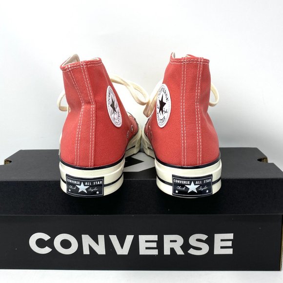 🎄SALE🎄 CONVERSE Iconic Cushion Women's Sneakers CHUK 70 Hi Top Terracotta Pink - Picture 4 of 10